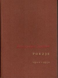 Zdjęcie nr 1 okładki Jastrun Mieczysław Poezje 1944-1954.