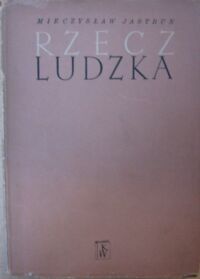 Miniatura okładki Jastrun MIeczysław Rzecz ludzka.