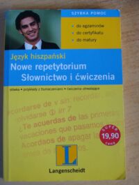 Zdjęcie nr 1 okładki  Język hiszpański. Nowe repetytorium. Słownictwo i ćwiczenia.