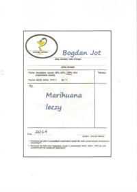 Miniatura okładki Jot Bogdan Marihuana leczy.