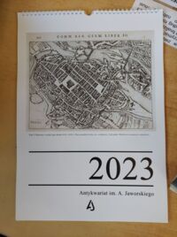 Zdjęcie nr 2 okładki Kalendarz na 2023 rok. 12 reprodukcji przedwojennych map Wrocławia. 