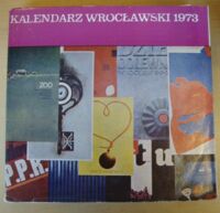 Zdjęcie nr 1 okładki  Kalendarz wrocławski 1973.