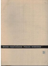 Miniatura okładki Kamieńska Anna Poezje wybrane.