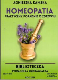 Miniatura okładki Kamska Agnieszka Homeopatia. 
