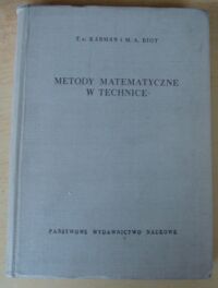 Miniatura okładki Karman T., Biot M. A. Metody matematyczne w technice.