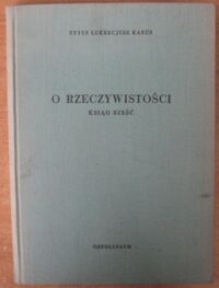 Miniatura okładki Karus Tytus Lukrecjusz O rzeczywistości ksiąg sześć.