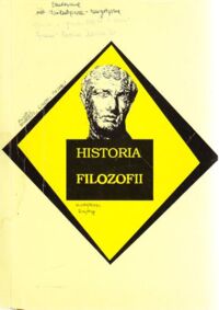 Miniatura okładki Kaszyński Krzysztof /red./ Historia filozofii. Wybór tekstów.