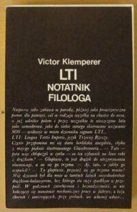 Miniatura okładki Klemperer Victor LTI. Notatnik filologa.