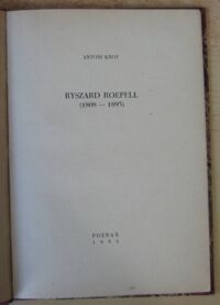 Zdjęcie nr 2 okładki Knot Antoni Ryszard Roepell (1808-1893).