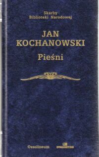 Miniatura okładki Kochanowski Jan Pieśni. /Skarby Biblioteki Narodowej/