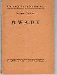 Miniatura okładki Koehler Witold Owady. /Biblioteczka Biologiczna Zeszyt 2/