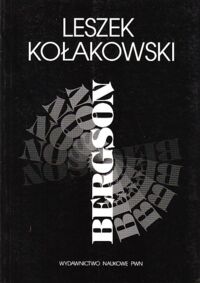 Miniatura okładki Kołakowski Leszek Bergson.