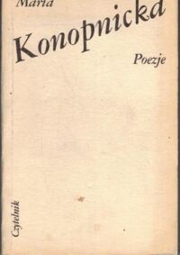 Miniatura okładki Konopnicka Maria Poezje.