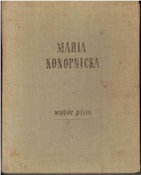 Miniatura okładki Konopnicka Maria Wybór pism.