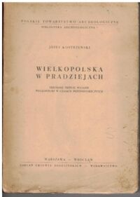 Miniatura okładki Kostrzewski Józef Wielkopolska w pradziejach. Zmienione trzecie wydanie "Wielkopolski w czasach przedhistorycznych". /Biblioteka Archeologiczna. Tom 7/