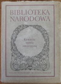 Miniatura okładki Koziełek Gerard /wybór/ Niemiecka nowela romantyczna. /Seria II. Nr 181/