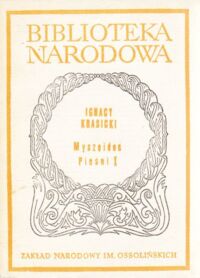 Miniatura okładki Krasicki Ignacy /oprac. J. Maślanka/ Myszeidos pieśni X. /Seria I. Nr 244/
