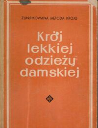 Zdjęcie nr 1 okładki  Krój odzieży damskiej lekkiej.