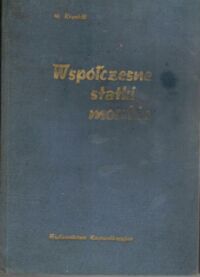 Miniatura okładki Krynicki Marian Współczesne statki morskie. 