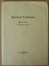 Miniatura okładki Kuhlmann Bernhard 28 farveexlibris med blomstermotiver.