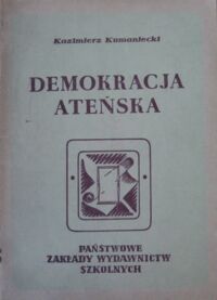 Miniatura okładki Kumaniecki Kazimierz  Demokracja ateńska.