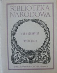 Miniatura okładki Lagerkvist Par /oprac. Z. Łanowski/ Wybór prozy. /Seria II. Nr 218/