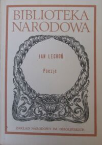 Miniatura okładki Lechoń Jan /oprac. R. Loth/ Poezje. /Seria I. Nr 256/