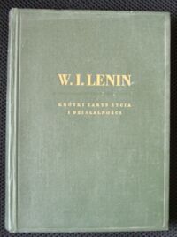 Miniatura okładki Lenin Włodzimierz Iljicz Krótki zarys życia i działalności.