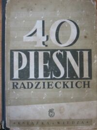 Miniatura okładki Lissa Zofia 40 pieśni radzieckich.