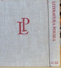 Zdjęcie nr 1 okładki  Literatura polska. Przewodnik encyklopedyczny. T.I-II.