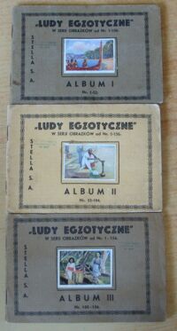 Miniatura okładki  "Ludy egzotyczne" w serii obrazków od Nr. 1-56. Albumy I-III.