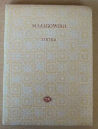 Miniatura okładki Majakowski Włodzimierz Liryka. /Biblioteka Poetów/
