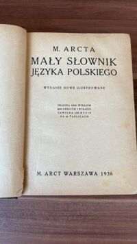 Zdjęcie nr 2 okładki  Mały słownik języka polskiego. 