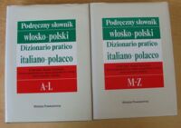 Zdjęcie nr 1 okładki Meisels Wojciech Podręczny słownik włosko-polski. Tom I-II.