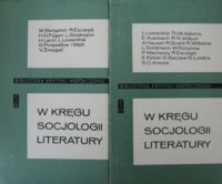 Zdjęcie nr 1 okładki Mencwel Andrzej /wstęp, wybór i opr./ W kręgu socjologii literatury. Antologia tekstów zagranicznych.Tom I-II. T.I. Stanowiska.T.II. Zagadnienia. Stanowiska.  /Biblioteka  Krytyki Współczesnej/.