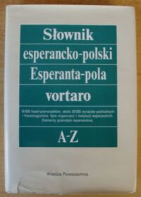 Zdjęcie nr 1 okładki Michalski Tadeusz J. Słownik esperancko-polski. Esperana-pola vortato.