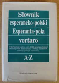 Zdjęcie nr 1 okładki Michalski Tadeusz J. Słownik esperancko-polski. Esperana-pola vortato.