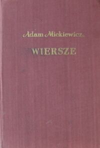 Miniatura okładki Mickiewicz Adam Wiersze.