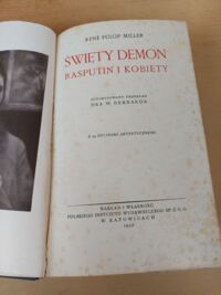 Zdjęcie nr 3 okładki Miller Rene Fulop /przekł. Bernard W./ Święty i demon. Rasputin i kobiety.