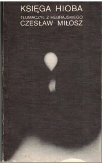 Miniatura okładki Miłosz Czesław /przeł./ Księga Hioba.