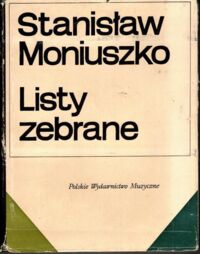 Miniatura okładki Moniuszko Stanisław Listy zebrane.