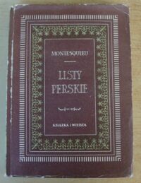 Miniatura okładki Montesquieu Listy perskie.