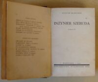 Zdjęcie nr 2 okładki Morcinek Gustaw Inżynier Szeruda. Powieść.