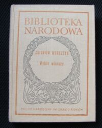 Miniatura okładki Morsztyn Zbigniew Wybór wierszy. /Seria I. Nr 215/