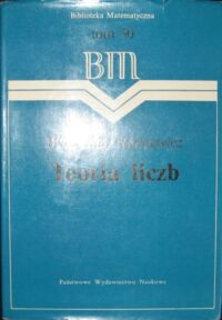 Miniatura okładki Narkiewicz Władysław Teoria liczb. /Biblioteka Matematyczna, tom 50/.