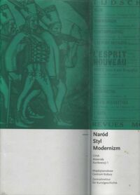 Zdjęcie nr 1 okładki  Naród. Styl. Modernizm. Materiały Konferencji 1.