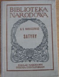 Miniatura okładki Naruszewicz Adam Stanisław Satyry. /Seria I. Nr 179/