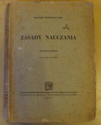 Zdjęcie nr 1 okładki Nawroczyński Bohdan Zasady nauczania.