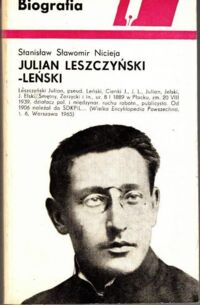 Miniatura okładki Nicieja Stanisław Sławomir Julian Leszczyński-Leński. Biografia. 