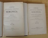 Zdjęcie nr 2 okładki Niemcewicz Juljan Ursyn Pamiętniki Juljana Ursyna Niemcewicza. Dziennik pobytu za granicą od dnia 21 lipca 1831 r. do 20 maja 1841 r. Tom I-II. Tom I. 1831-1832. Tom II. 1833-1834.